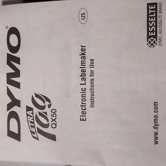Vintage 2002 Dymo Electronic Label Maker Letra Tag QX50 - Picture 6 of 9
